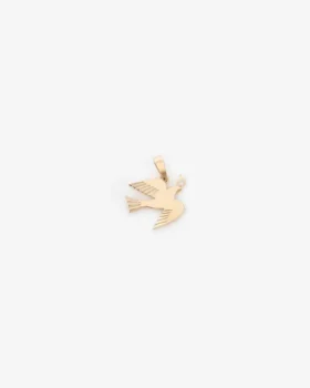 14Kt Gold Dove Pendant