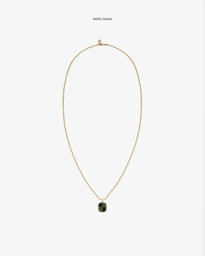 14Kt Gold Mosaic Pendant