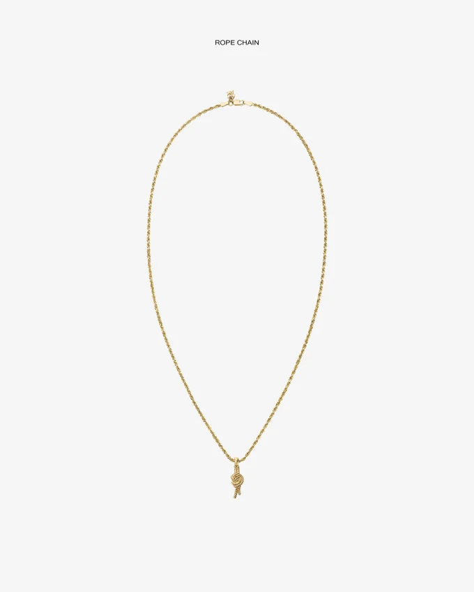 14Kt Gold Nautical Knot Pendant