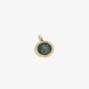 14Kt Gold Saint George Coin Pendant