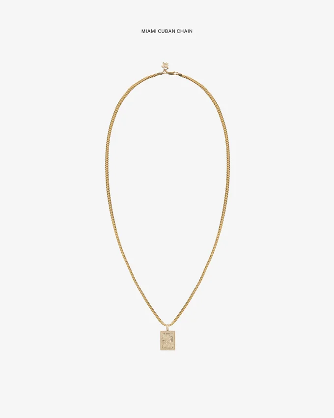 14Kt Gold Saint George Pendant