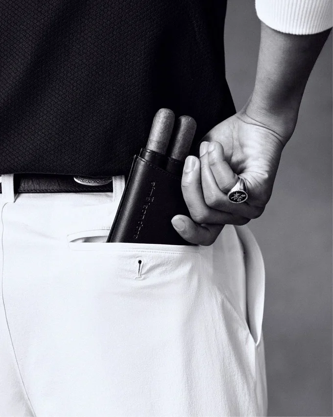 ALD Golf Leather Cigar Case
