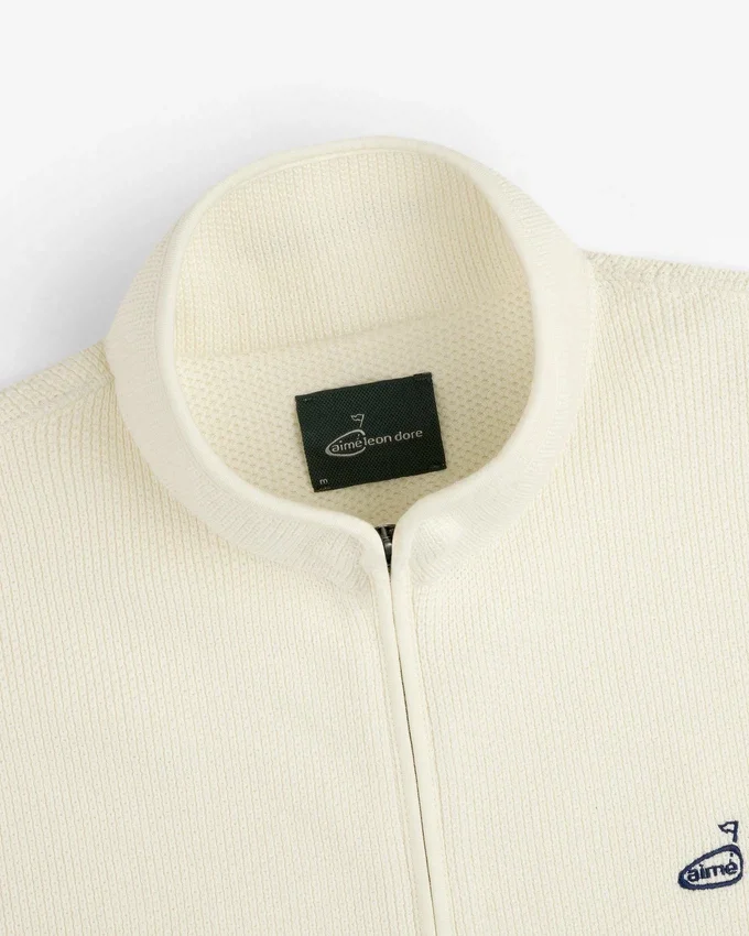 ALD Golf Piqué Full Zip Sweater
