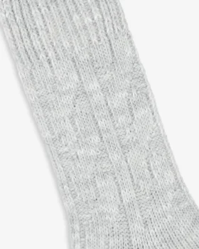 Cable Knit Hiking Sock