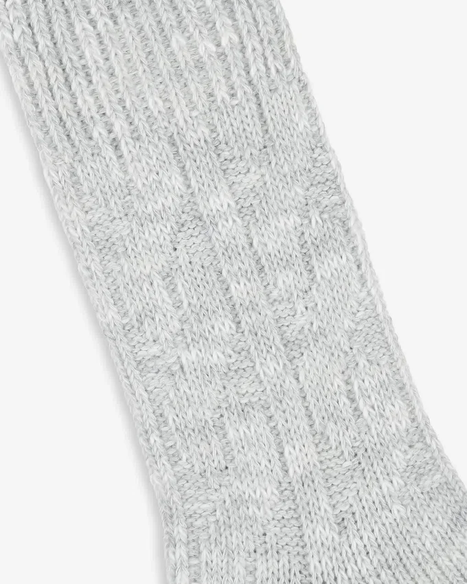 Cable Knit Hiking Sock