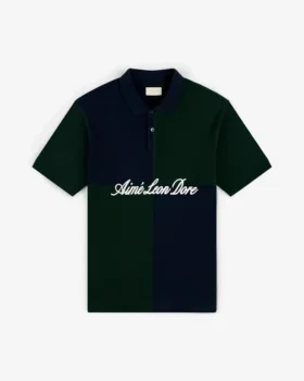 Color Blocked Pique Polo