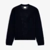 Cotton Eyelet Crewneck Sweater