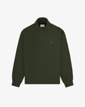 Crest Piqué Half-Zip Pullover