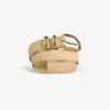 Croc-Embossed Nubuck Belt