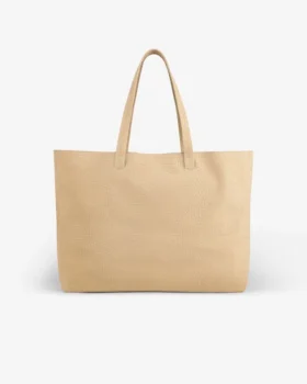 Croc-Embossed Nubuck Tote Bag