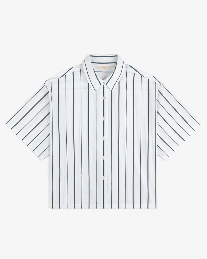 Cropped Poplin Leisure Shirt