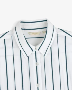 Cropped Poplin Leisure Shirt