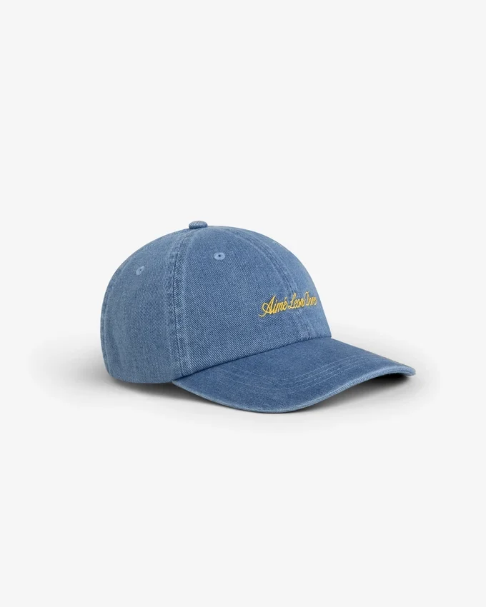 Denim Script Hat