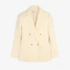 Double-Breasted Unconstructed Blazer