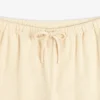 Drawstring Cotton Blend Suit Trouser