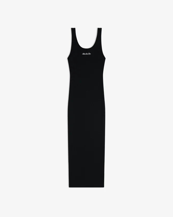 Embroidered Logo Tank Dress