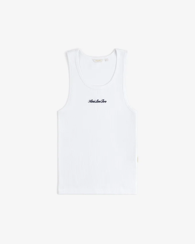 Embroidered Logo Tank Top