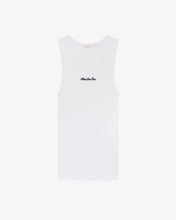 Embroidered Logo Tank Top