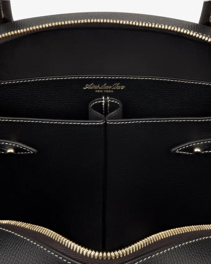 Full Grain Leather Crescent Shoulder Bag