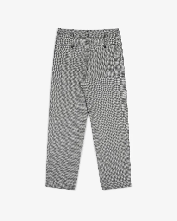 Houndstooth Pleated Trouser