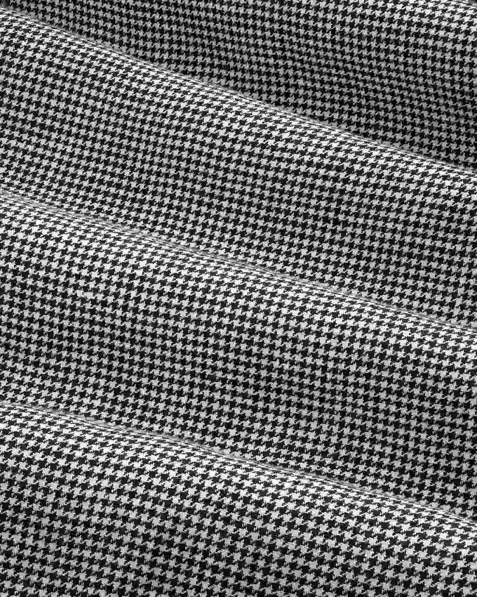 Houndstooth Pleated Trouser
