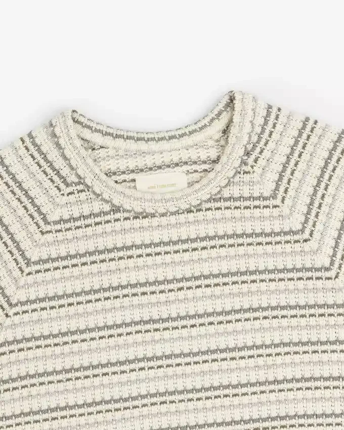 Jacquard Striped Tee