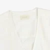 Jacquard Striped Tie-Front Shirt