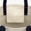 Large Crest Contrast Tote Bag