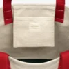 Large Crest Contrast Tote Bag