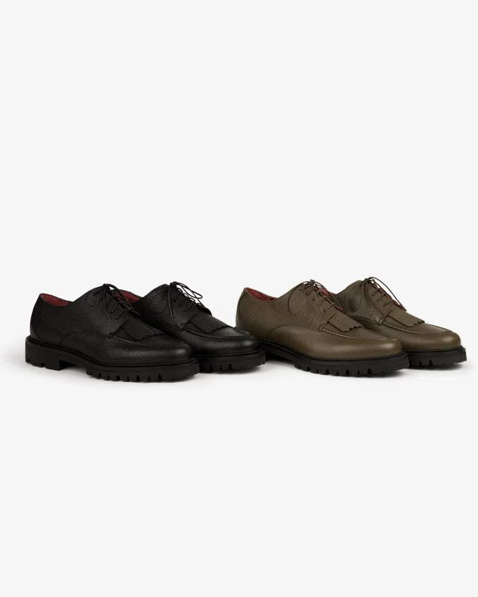 Leather Lug Sole Derby