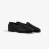 Leather Raffia Loafer