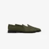 Leather Raffia Loafer