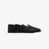 Leather Raffia Loafer