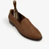 Leather Raffia Loafer