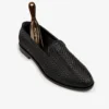 Leather Raffia Loafer