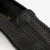 Leather Raffia Loafer