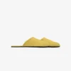Leather Raffia Mule