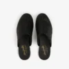 Leather Raffia Mule