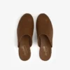 Leather Raffia Mule
