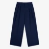 Lightweight Pleated Cotton Trouser
