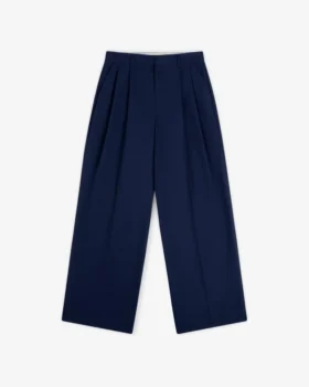 Lightweight Pleated Cotton Trouser