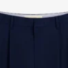 Lightweight Pleated Cotton Trouser