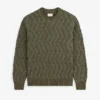 Linen Blend Cable Knit Sweater