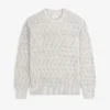Linen Blend Cable Knit Sweater