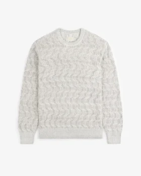 Linen Blend Cable Knit Sweater