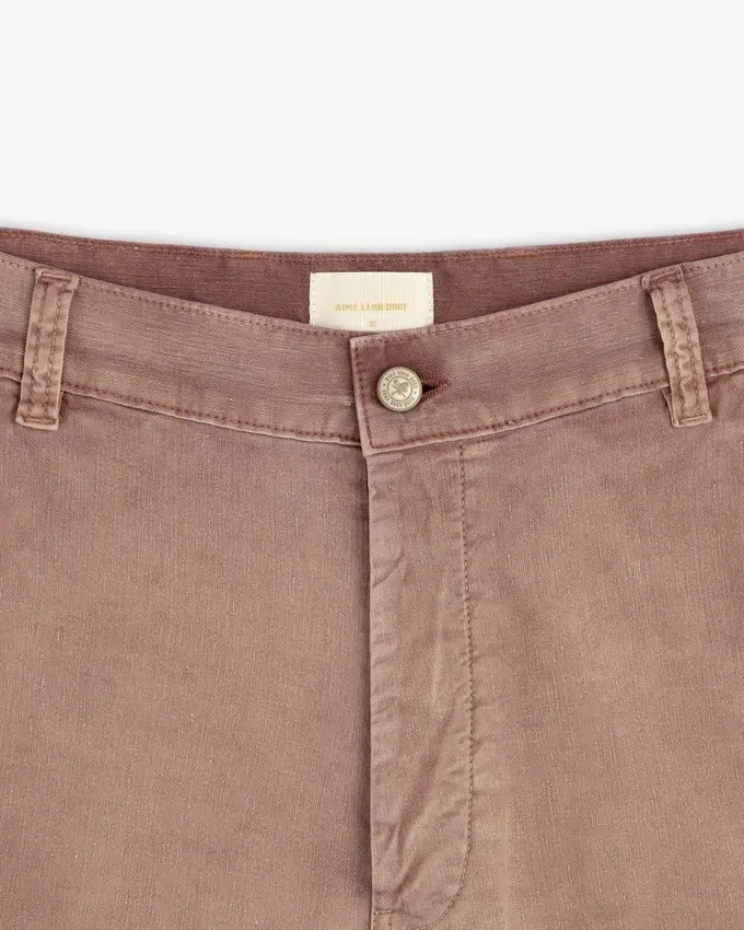 Linen Blend Carpenter Pant