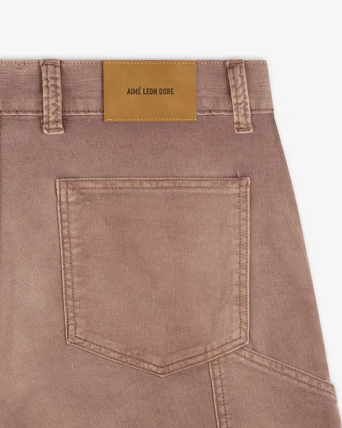 Linen Blend Carpenter Pant