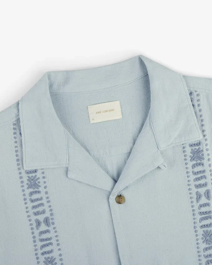 Linen Blend Leisure Shirt