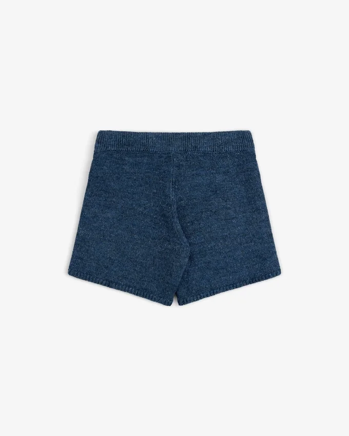 Linen Knit Drawstring Short