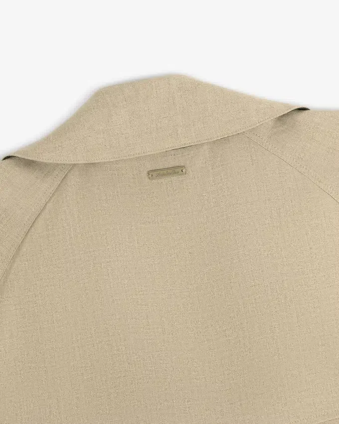 Linen Trench Coat